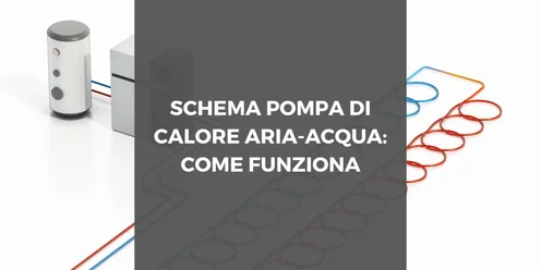 Schema pompa di calore aria-acqua: come funziona